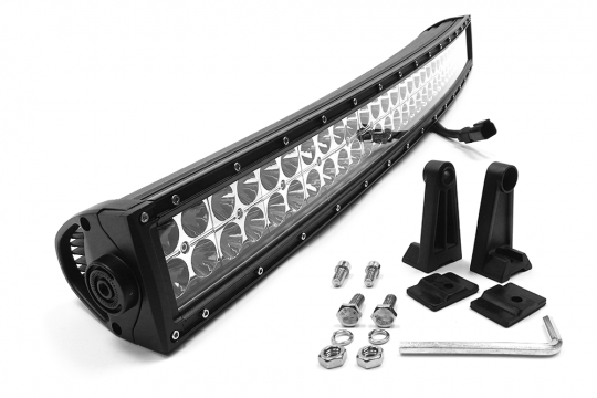 Southern Truck 74040 40.0 Inch LED Light Bar Double Row Curved Chrome Series Combo Flood/Beam 240W DT Harness 21,600 Lumens Southern Truck Lifts - Truck Part Superstore
