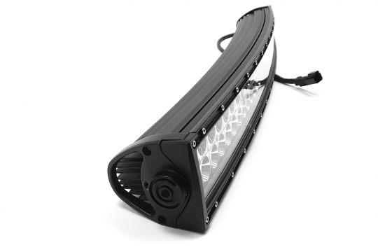 Southern Truck 74040 40.0 Inch LED Light Bar Double Row Curved Chrome Series Combo Flood/Beam 240W DT Harness 21,600 Lumens Southern Truck Lifts - Truck Part Superstore