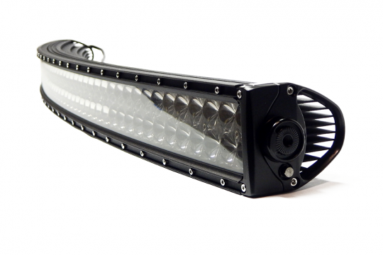 Southern Truck 74052 52.0 Inch LED Light Bar Double Row Curved Chrome Series Combo Flood/Beam 300W DT Harness 27,000 Lumens Southern Truck Lifts - Truck Part Superstore