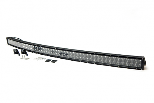 Southern Truck 74052 52.0 Inch LED Light Bar Double Row Curved Chrome Series Combo Flood/Beam 300W DT Harness 27,000 Lumens Southern Truck Lifts - Truck Part Superstore