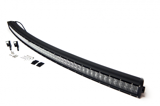 Southern Truck 74054 54.0 Inch LED Light Bar Double Row Curved Chrome Series Combo Flood/Beam 312W DT Harness 28,080 Lumens Southern Truck Lifts - Truck Part Superstore