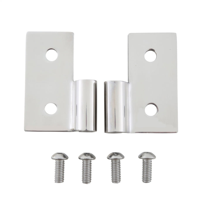 Smittybilt 7407 Lower Door Hinge Brackets 76-06 Wrangler YJ/TJ/LJ/CJ Stainless Steel Smittybilt - Truck Part Superstore