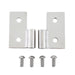 Smittybilt 7407 Lower Door Hinge Brackets 76-06 Wrangler YJ/TJ/LJ/CJ Stainless Steel Smittybilt - Truck Part Superstore