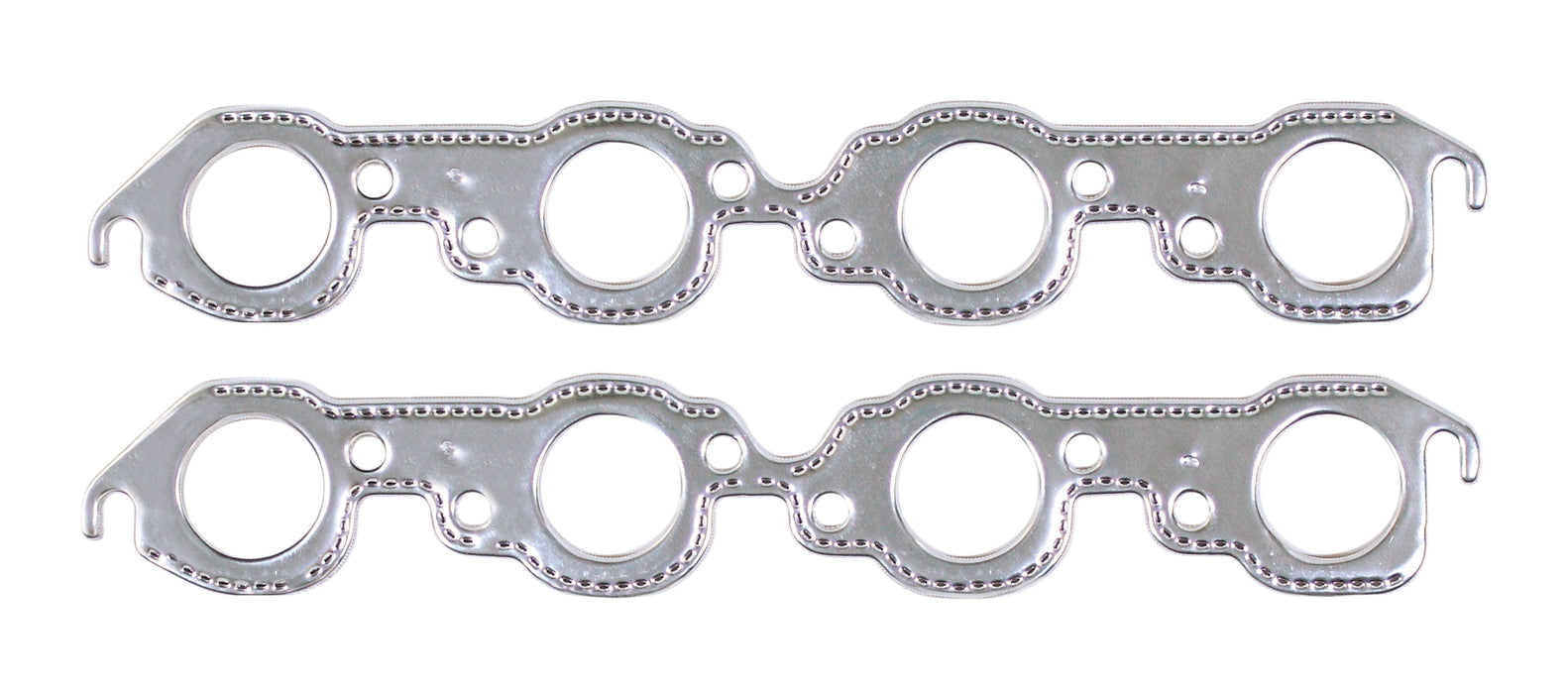 Mr Gasket 7407G Aluminum Exhaust Gasket; Round Port Shape; Port Diameter 1.92 in.; - Truck Part Superstore