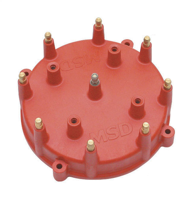 MSD 7408 Distributor Cap; Replacement For PN[7445/7455]; Red; - Truck Part Superstore