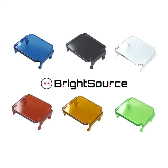 BrightSource 74105 Spot Light Lens Cover; Blue Polycarbonate; For Use w/PN[74001/76001]; - Truck Part Superstore