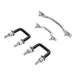 Smittybilt 7411 Windshield Tie Down Kit 55-95 Wrangler YJ/CJ Stainless Steel Smittybilt - Truck Part Superstore