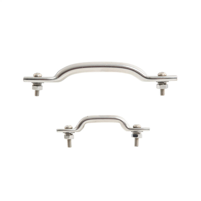Smittybilt 7411 Windshield Tie Down Kit 55-95 Wrangler YJ/CJ Stainless Steel Smittybilt - Truck Part Superstore