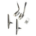 Smittybilt 7417 Side Mirrors 55-86 CJ5/CJ7 Stainless Steel Smittybilt - Truck Part Superstore