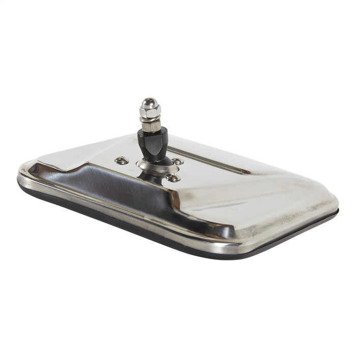 Smittybilt 7417 Side Mirrors 55-86 CJ5/CJ7 Stainless Steel Smittybilt - Truck Part Superstore