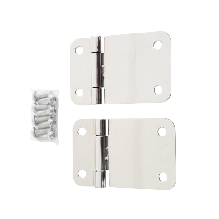 Smittybilt 7419 Tailgate Hinges 76-86 Wrangler YJ/CJ Stainless Steel Smittybilt - Truck Part Superstore