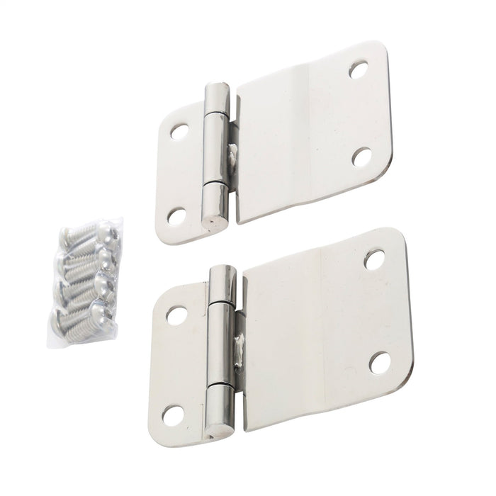 Smittybilt 7419 Tailgate Hinges 76-86 Wrangler YJ/CJ Stainless Steel Smittybilt - Truck Part Superstore