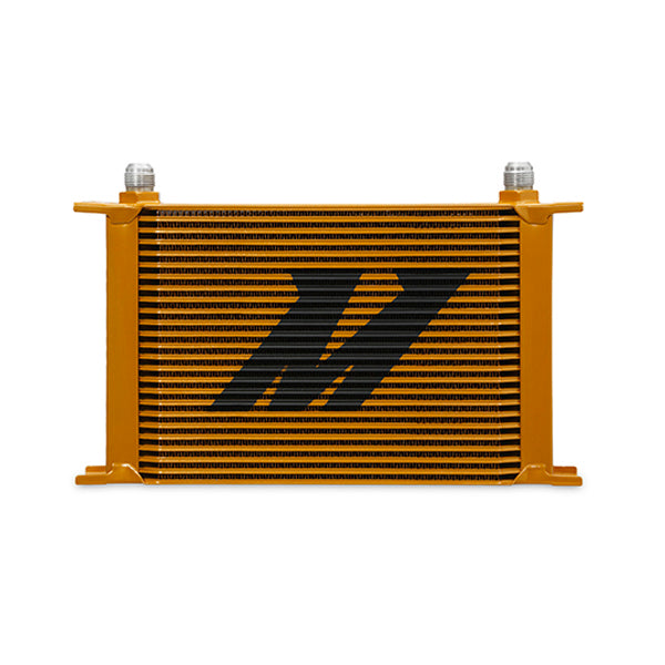 Mishimoto MMOC-25G Universal 25-Row Oil Cooler, Gold - Truck Part Superstore