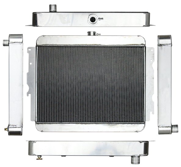 Northern Radiator 205191 Muscle Car Radiator - 22 1/2 X 25 1/4 X 3 1/8 - Truck Part Superstore