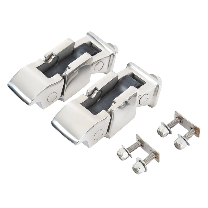 Smittybilt 74334 Hood Catch Kits 97-06 Wrangler TJ/LJ Stainless Steel Smittybilt - Truck Part Superstore