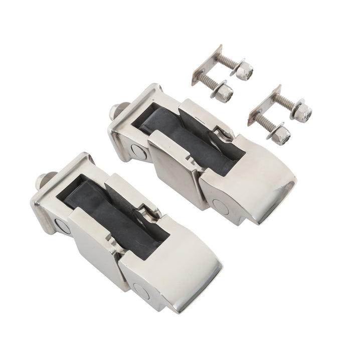 Smittybilt 74334 Hood Catch Kits 97-06 Wrangler TJ/LJ Stainless Steel Smittybilt - Truck Part Superstore