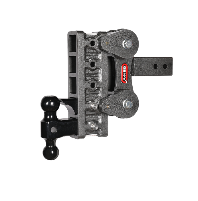 GEN-Y Hitch GH-2325 BOSS TORSION-FLEX 2.5" Shank 7.5" Drop 1.1K TW 10K Hitch Dual-Ball PintleLock - Truck Part Superstore