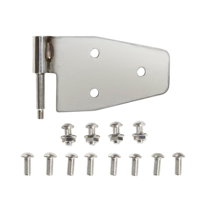 Smittybilt 7441 Door Hinges 87-06 Wrangler YJ/TJ/LJ Stainless Steel Set Of 4 For Half Steel Doors Smittybilt - Truck Part Superstore