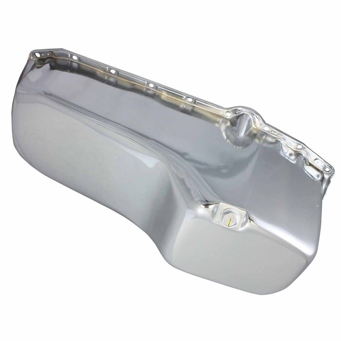 SpeedFx 7442 Chevy Small Block OE Replacement 4 Quarts Left Hand Dipstick Rear Sump With Baff - Truck Part Superstore
