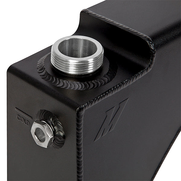Mishimoto MMRT-F2D-99EMWBK Aluminum Degas Tank, fits Ford 7.3L Powerstroke 1999-2003 - Truck Part Superstore