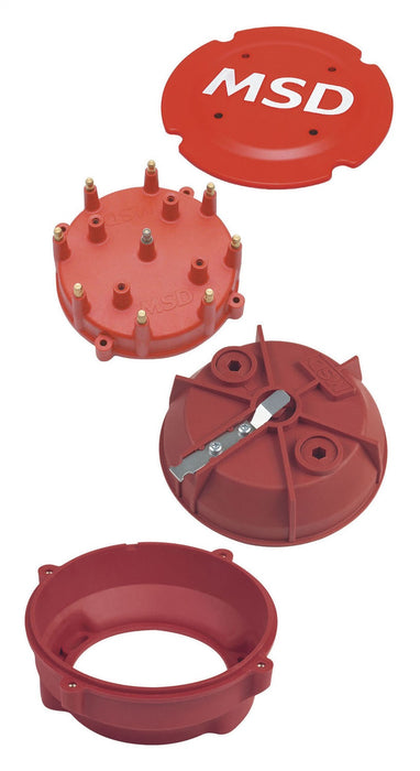 MSD 7445 Pro-Cap Distributor Cap And Rotor; For Most MSD Distributors; - Truck Part Superstore