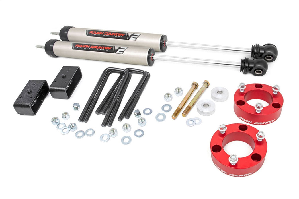 Rough Country 74570RED 3 Inch Lift Kit RR V2 05-22 Toyota Tacoma 2WD/4WD Rough Country - Truck Part Superstore