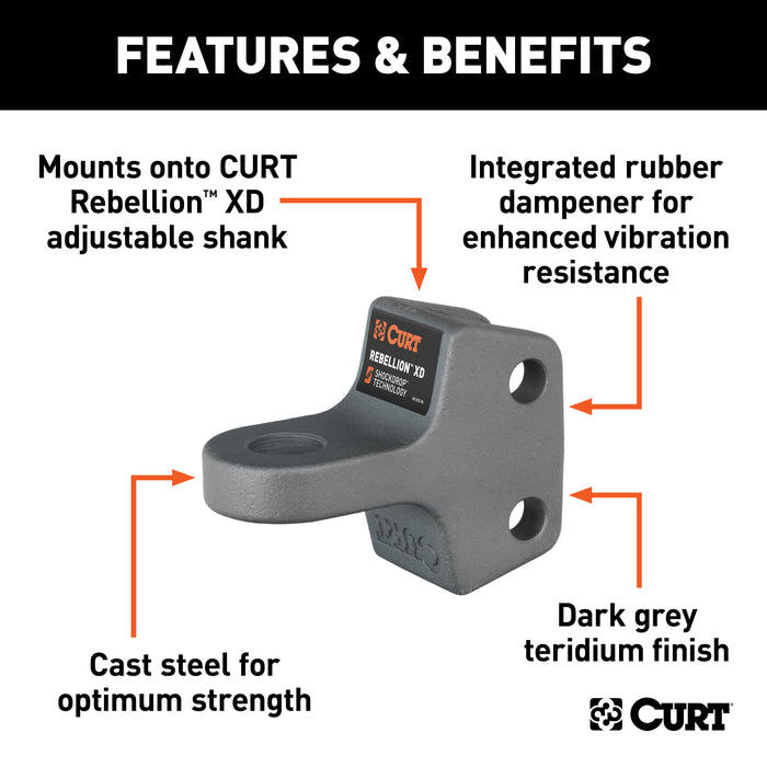 CURT 45940 CURT 45940 Replacement Rebellion XD Tongue Attachment - Truck Part Superstore