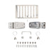 Smittybilt 7465 Complete Hood Kit 98-06 Wrangler TJ/LJ Stainless Steel Smittybilt - Truck Part Superstore