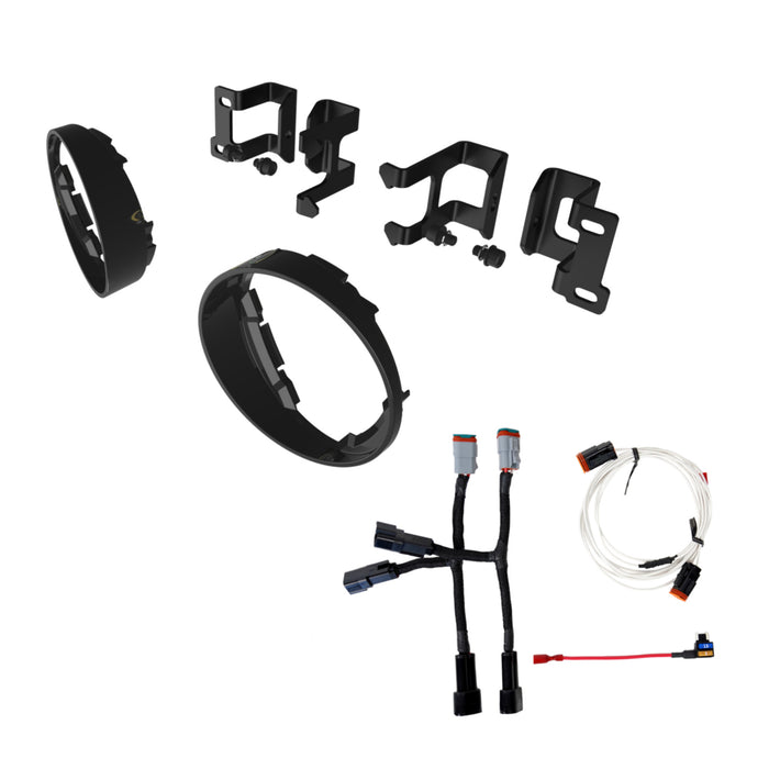 KC HiLiTES 7471 KC FLEX ERA 3 - Fog Pocket - Brackets Bezels - Round - Toyota - Truck Part Superstore