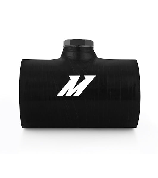 Mishimoto MMCP-25NPTBK Silicone Coupler, 2.5-in w/ 1/8-in NPT Bung - Truck Part Superstore