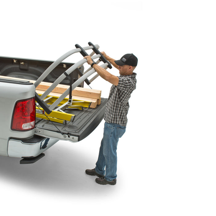 AMP Research 74814-00A BedXtender HD™ Max; Silver; Full Size; Standard Bed Trucks; - Truck Part Superstore