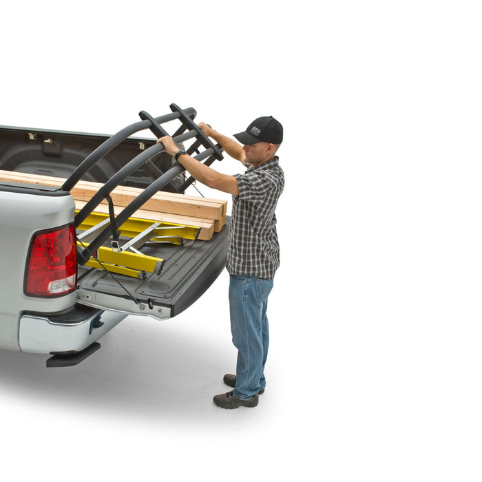 AMP Research 74814-01A BedXtender HD™ Max; Black; Full Size; Standard Bed Trucks; - Truck Part Superstore