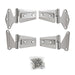 Smittybilt 7487 Door Hinges 07-18 Wrangler JK Stainless Steel Smittybilt - Truck Part Superstore