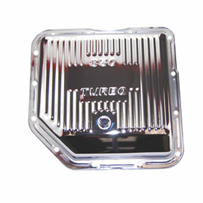 SpeedFx 7491 TH350 2 In Depth Chrome Raised Finned Steel Without Gasket Or Hardware Without D - Truck Part Superstore