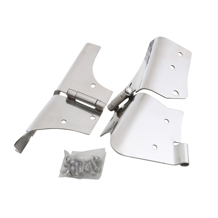 Smittybilt 7493 Windshield Hinges 97-06 Wrangler TJ/LJ Stainless Steel Smittybilt - Truck Part Superstore