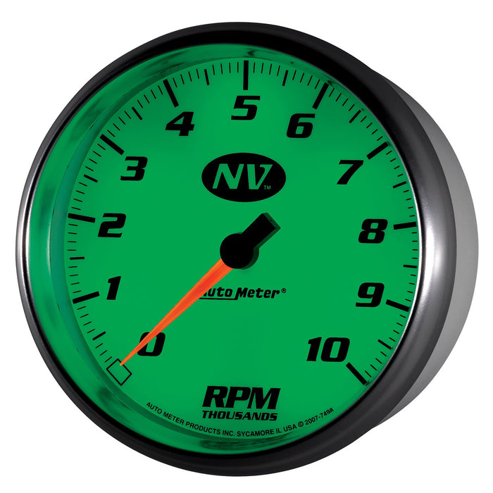 AutoMeter 7498 GAUGE; TACHOMETER; 5in.; 10K RPM; IN-DASH; NV - Truck Part Superstore