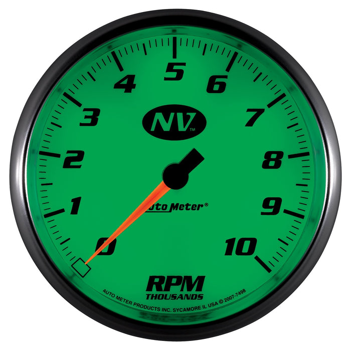 AutoMeter 7498 GAUGE; TACHOMETER; 5in.; 10K RPM; IN-DASH; NV - Truck Part Superstore