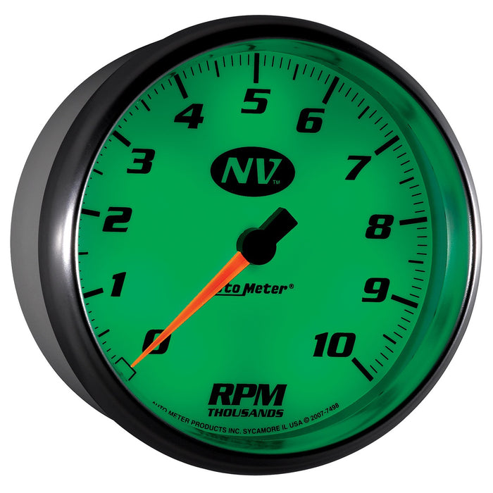 AutoMeter 7498 GAUGE; TACHOMETER; 5in.; 10K RPM; IN-DASH; NV - Truck Part Superstore