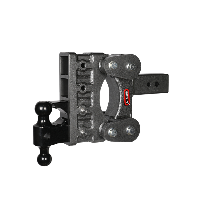 GEN-Y Hitch GH-1824 The BOSS TORSION-FLEX 3" Shank 6" Drop 2.4K TW 21K Hitch Dual-Ball & Pintle Lock - Truck Part Superstore