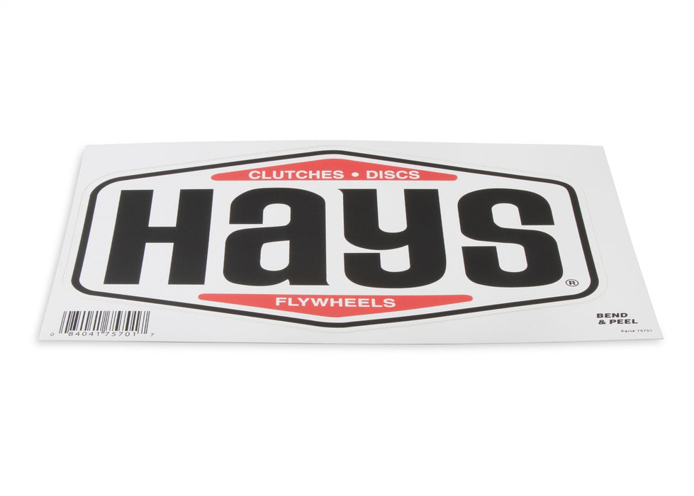 Hays 75-701 Hays Decal; Large; - Truck Part Superstore