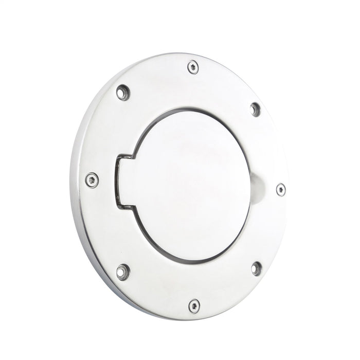 Smittybilt 75000 Gas Cover Billet Style 97-06 Wrangler TJ/LJ Polished Smittybilt - Truck Part Superstore