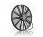 Be Cool 75002 16 Inch Electric Pusher Fan Euro Black High Torque Be Cool Radiator - Truck Part Superstore