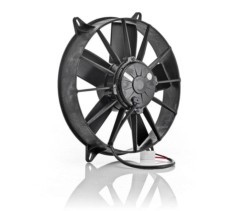 Be Cool 75006 11 Inch Electric Pusher Fan Euro Black High Torque Be Cool Radiator - Truck Part Superstore