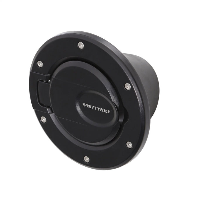 Smittybilt 75007 Gas Cover Billet Style 07-18 Wrangler JK Gloss Black Smittybilt - Truck Part Superstore