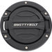 Smittybilt 75008 Billet Style Gas Cover; Black; No Drilling Installation; - Truck Part Superstore