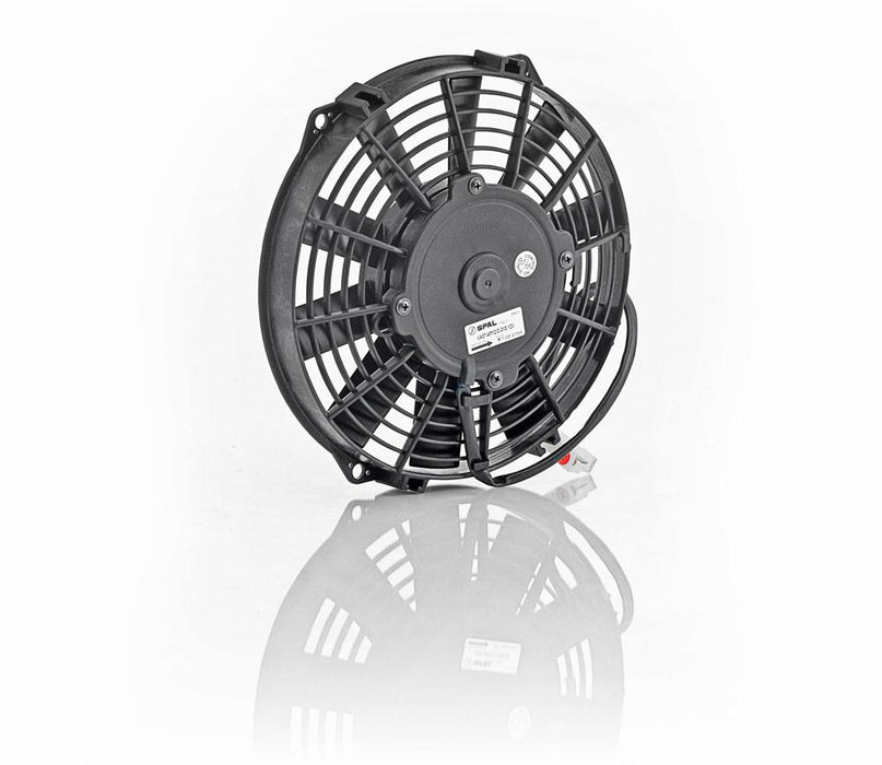 Be Cool 75008 9 Inch Electric Pusher Fan Euro Black Thin Line Be Cool Radiator - Truck Part Superstore