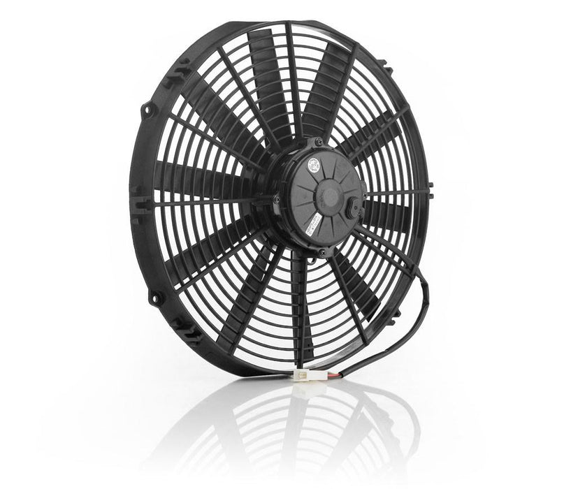 Be Cool 75010 14 Inch Electric Puller Fan Euro Black High Torque Be Cool Radiator - Truck Part Superstore