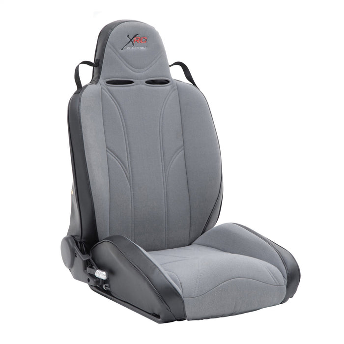Smittybilt 750111 XRC Suspension Seat Passenger Side 76-18 Wrangler CJ/YJ/TJ/LJ/JK Black Sides Gray Center Smittybilt - Truck Part Superstore