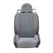 Smittybilt 750111 XRC Suspension Seat Passenger Side 76-18 Wrangler CJ/YJ/TJ/LJ/JK Black Sides Gray Center Smittybilt - Truck Part Superstore