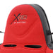 Smittybilt 750130 XRC Suspension Seat Passenger Side 76-18 Wrangler CJ/YJ/TJ/LJ/JK Black Sides Red Center Smittybilt - Truck Part Superstore